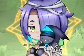 draw any character in chibi style you want