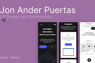 design and optimise the UX and brand experience