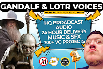 be the epic voice of gandalf the wizard