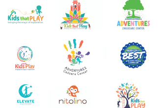design education, ,preschool ,university ,daycare, childcare logo
