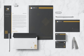 design business card, letterhead, and all stationery items