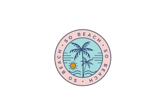 design fashion, beauty and cosmetic logo with creative thinking