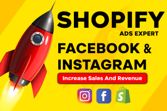 setup and manage your facebook ads campaign and your shopify fb ads