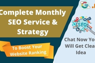 do advanced complete monthly SEO service