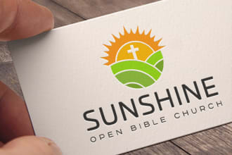 design  modern and unique religious, church, christian and community logo