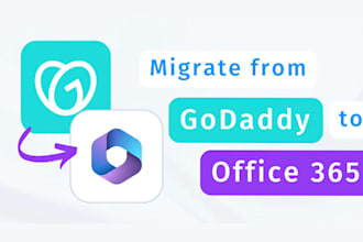 migrate your emails from godaddy to microsoft 365