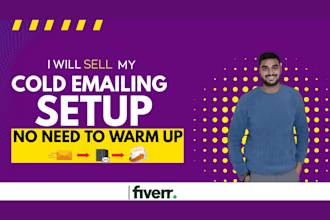sell my cold emailing setup