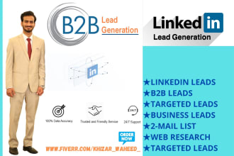 do targeted b2b lead generation and web research