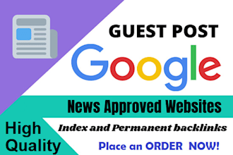 publish your article or interview on google news website