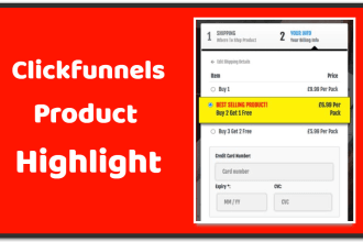 help you to hightlight your product on clickfunnels
