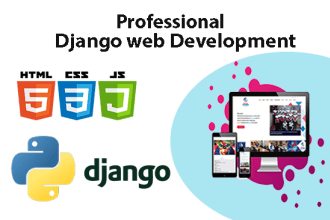 build robust python django websites and web applications