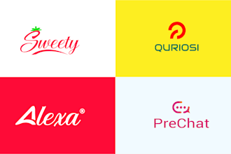 design a clean text based modern minimalist logo and branding