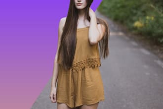 remove background and do professional photoshop editing