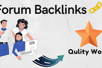 do forum posting backlinks on high quality website