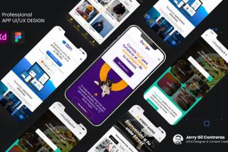 design UI UX interface app startups