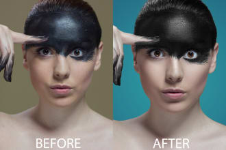 do professional high end photo editing and retouching