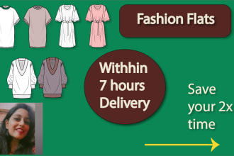 make fashion flats for your collection