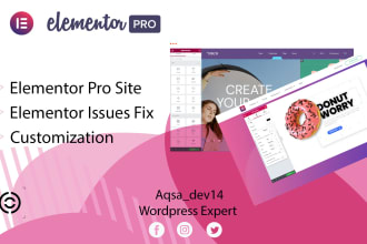 design a responsive wordpress website by using elementor pro