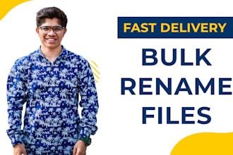 rename large numbers of files with 24 hours delivery