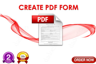 create fillable pdf form or convert to fillable pdf form