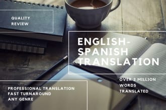 professionally translate your book to spanish or english