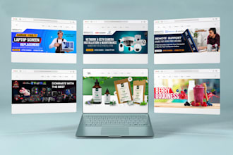 design attractive and professional linkedin banner facebook cover for you