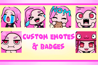 create emojis or badges for twitch and discord