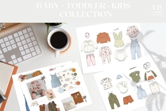 design your fashion collection for kids and baby