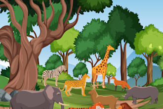 design children story book illustration
