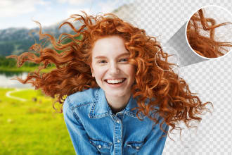 do professional background removal and color correction