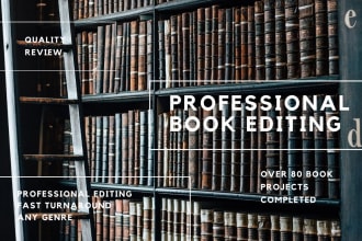 edit your novel or nonfiction book