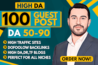 write high da guest post backlinks with SEO quality guest posting service