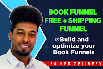 build and customize your book funnels with clickfunnels