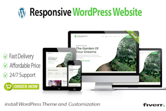 create a responsive wordpress website