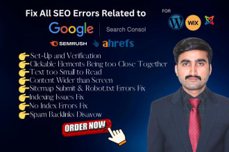 fix google search console index coverage and mobile usability errors
