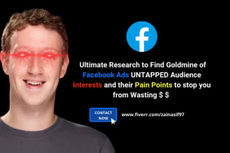 research the ultimate audience to target with facebook ads
