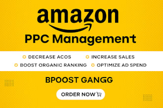 optimize amazon PPC campaigns, setup sponsored ads, and manage fba ppc sales