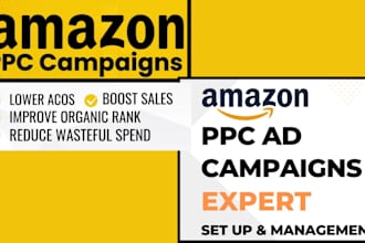 expertly setup and optimize your amazon PPC sponsored ads