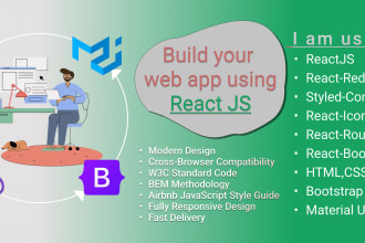 develop your web application with nextjs or figma to react