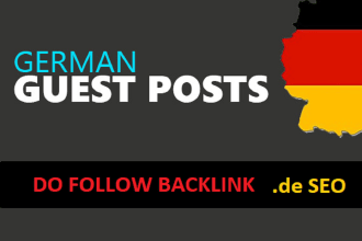 build high quality backlinks through german guest posting