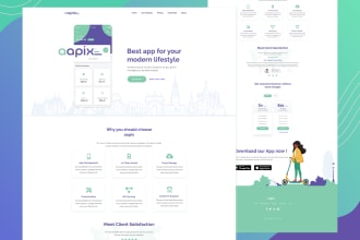 design web template or website design in PSD, xd or figma