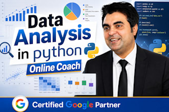 coach or do data analysis in python with machine learning