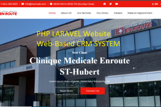 design,develop,fix,upload PHP laravel website