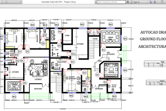 draft architectural and structural drawings in autocad, cad drafter