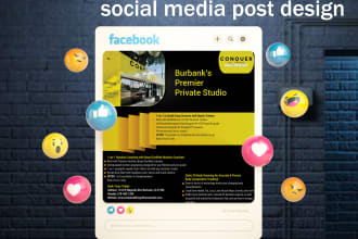 design attractive digital flyer or social media post design