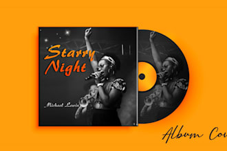 design album cover, cd label or cd cover
