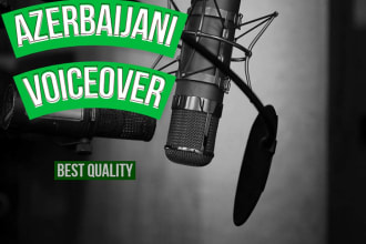 do azerbaijani and turkish voiceovers and dubbing