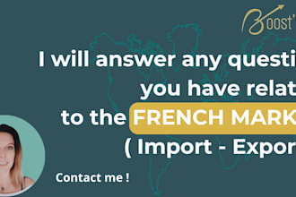 consult on french import export procedures