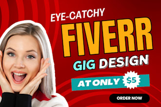design attractive gig thumbnails or pictures using canva