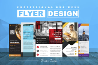 design professional business flyer or marketing flyer within 24 hours